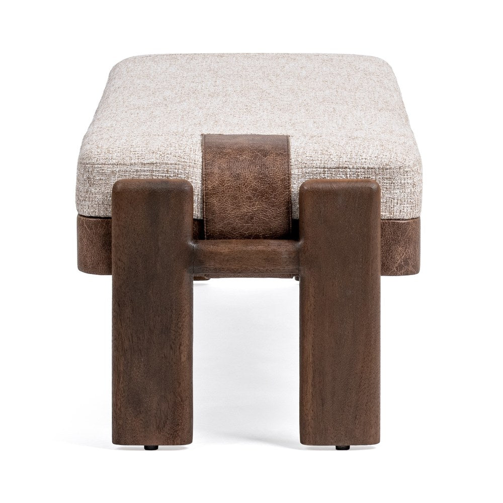 Classic Home - Kava Upholstered Accent Bench - Cocoa Latte - 53002146 view 4