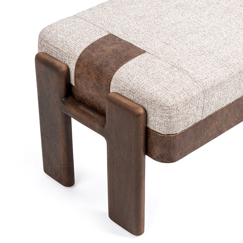 Classic Home - Kava Upholstered Accent Bench - Cocoa Latte - 53002146 view 6
