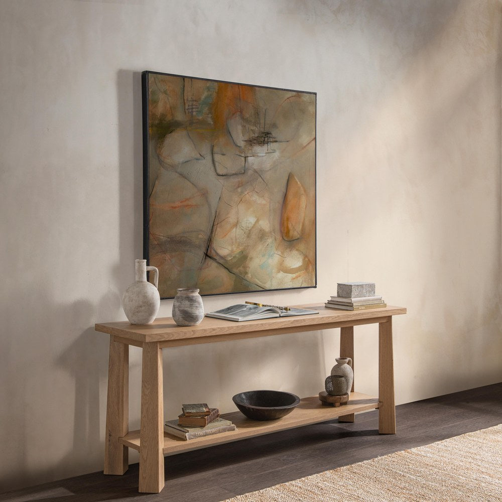 Classic Home - Kenzie Wood Console Table - Amber Toast - 51031850 view 7