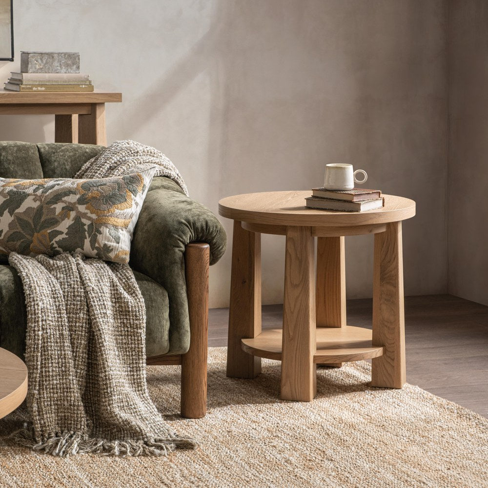 Classic Home - Kenzie Wood End Table - Amber Toast - 51031849 view 6