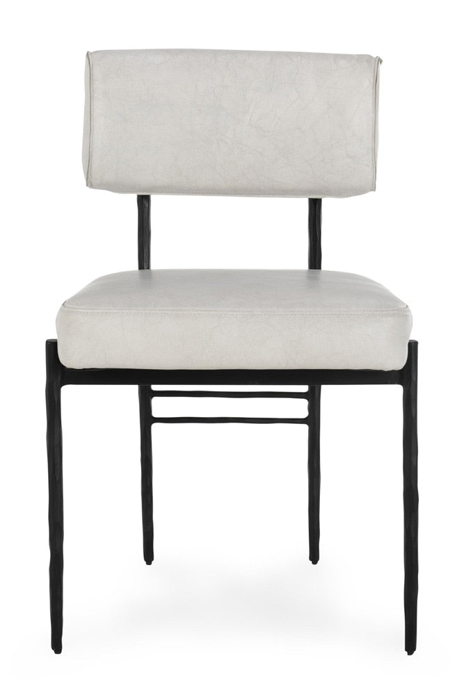 Classic Home - Kester Set Of 2 Leather Upholstered Dining Chair In Off White - 53051669 veiw 2