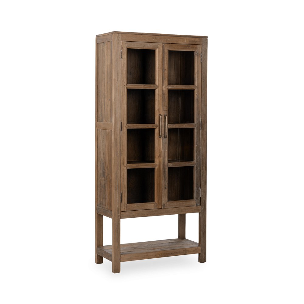 Classic Home - Kharga Reclaimed Wood Display Cabinet - Natural - 52010986 view 1