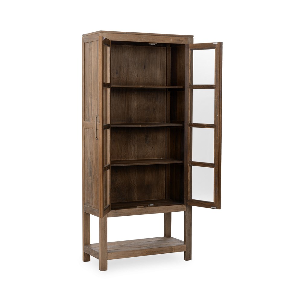Classic Home - Kharga Reclaimed Wood Display Cabinet - Natural - 52010986 view 3