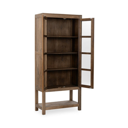 Classic Home - Kharga Reclaimed Wood Display Cabinet - Natural - 52010986 view 3