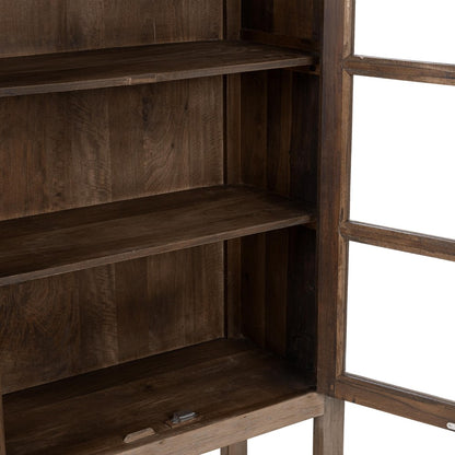 Classic Home - Kharga Reclaimed Wood Display Cabinet - Natural - 52010986 view 7