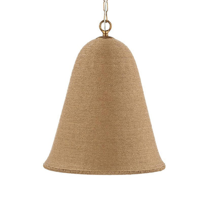 Classic Home  - Kimbelle Rattan Pendant Large - Natural/ Black - 56004290 veiw 7