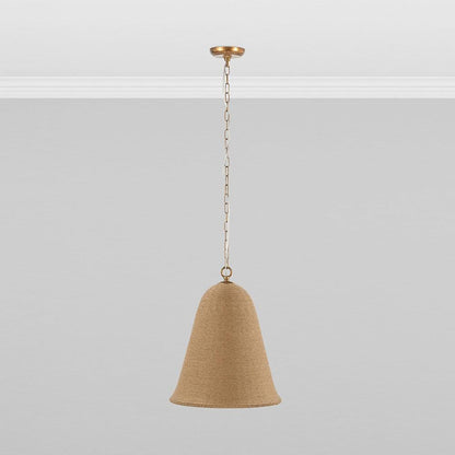 Classic Home  - Kimbelle Rattan Pendant Medium - Natural/ Black - 56004289 veiw 1