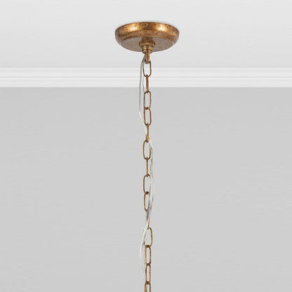 Classic Home  - Kimbelle Rattan Pendant Medium - Natural/ Black - 56004289 veiw 2