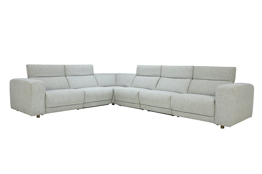 Classic Home  - Knoxville Power Recliner Sectional Sofa - Gray - 2186SC11 veiw 2