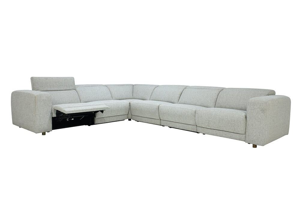 Classic Home  - Knoxville Power Recliner Sectional Sofa - Gray - 2186SC11 veiw 3