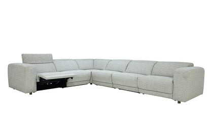 Classic Home  - Knoxville Power Recliner Sectional Sofa - Gray - 2186SC11 veiw 3