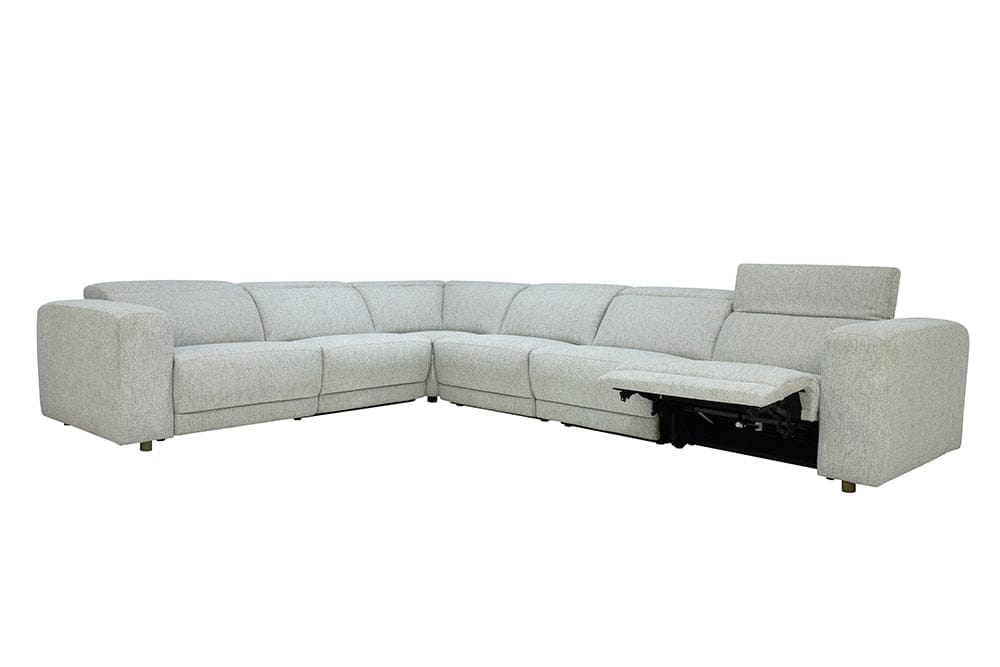 Classic Home  - Knoxville Power Recliner Sectional Sofa - Gray - 2186SC11 veiw 4
