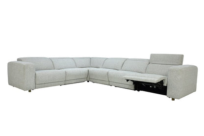 Classic Home  - Knoxville Power Recliner Sectional Sofa - Gray - 2186SC11 veiw 4