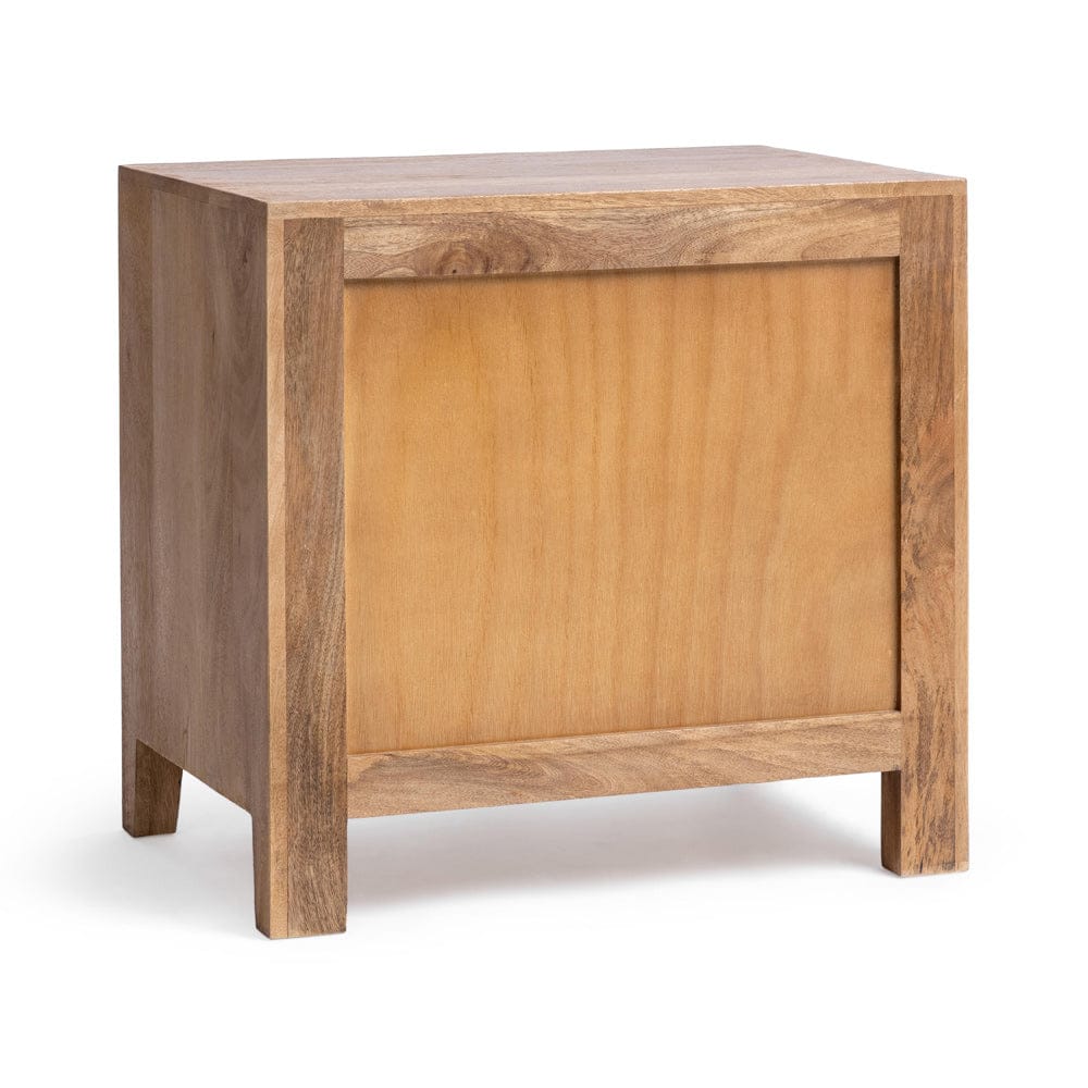 Classic Home - Laguna 2-Drawer Mango Wood Nightstand - Natural - 54010257 view 4
