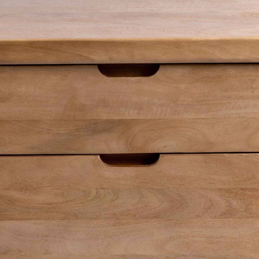 Classic Home - Laguna 6-Drawer Mango Wood Dresser - Natural - 54010258 view 6
