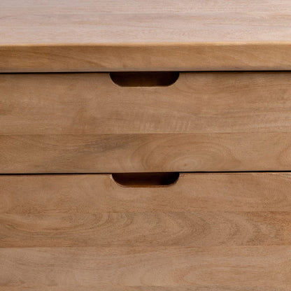 Classic Home - Laguna 6-Drawer Mango Wood Dresser - Natural - 54010258 view 6