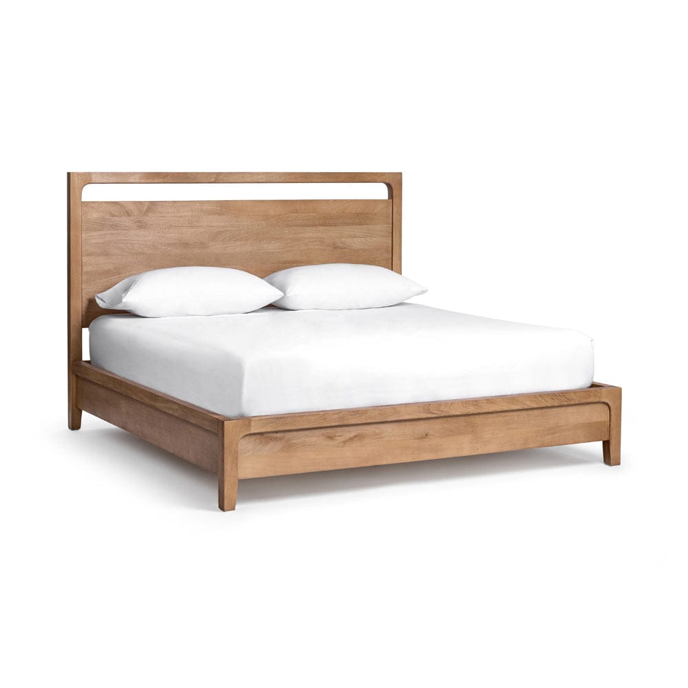 Classic Home - Laguna Mango Wood Platform Bed - Natural - Queen - 54010256 view 1