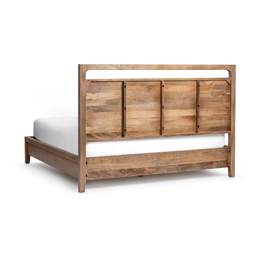 Classic Home - Laguna Mango Wood Platform Bed - Natural - Queen - 54010256 view 4