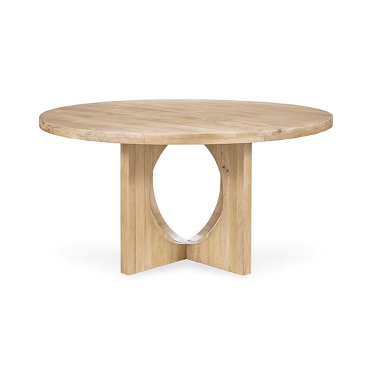 Classic Home  - Laguna Mango Wood Round Dining Table - Natural - 51012021 veiw 1