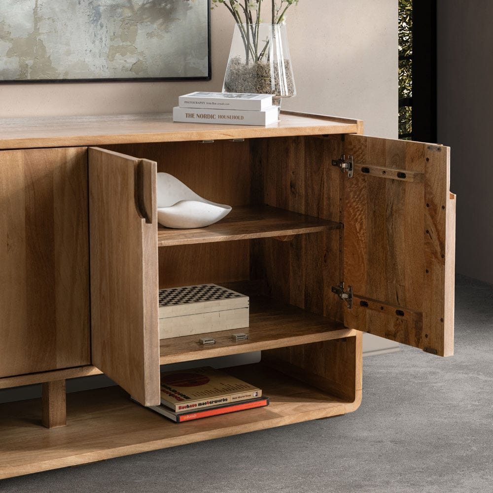 Classic Home - Laguna Mango Wood Sideboard Buffet - Natural - 52010997 view 10