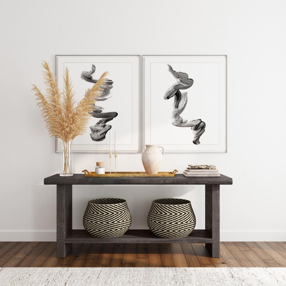 Classic Home - Larson 68in Console Table Black - 51031572 veiw 6