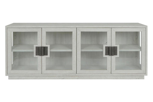 Classic Home - Larson 90in Glass Reclaimed Pine Wood Sideboard In White Wash - 52004129 veiw 2