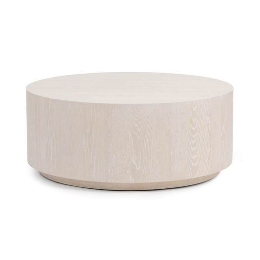 Classic Home - Layne 42in Round Coffee Table w/Casters White Wash - 51031411 view 1