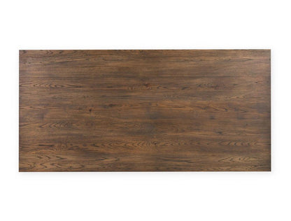 Classic Home - Lazar 78in Reclaimed Oak Dining Table In Brown - 51031653 veiw 4