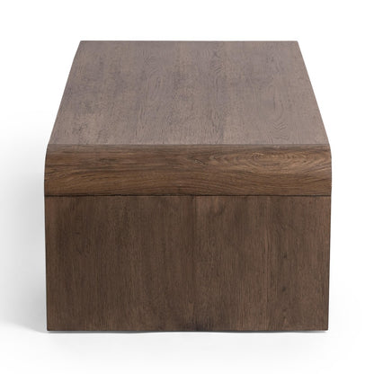 Classic Home - Levine Oak Veneer Coffee Table - Walnut Ridge - 51012198 view 3