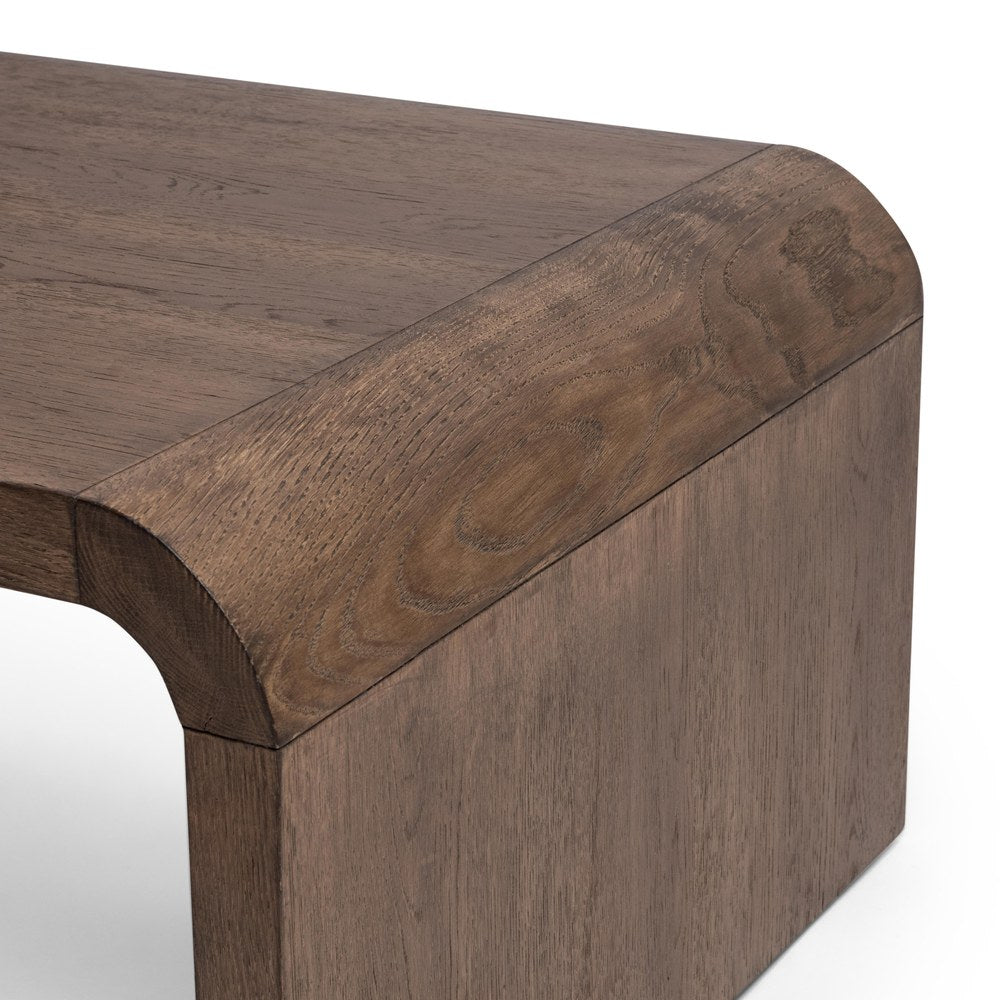 Classic Home - Levine Oak Veneer Coffee Table - Walnut Ridge - 51012198 view 4