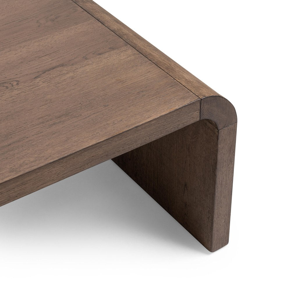Classic Home - Levine Oak Veneer Coffee Table - Walnut Ridge - 51012198 view 5