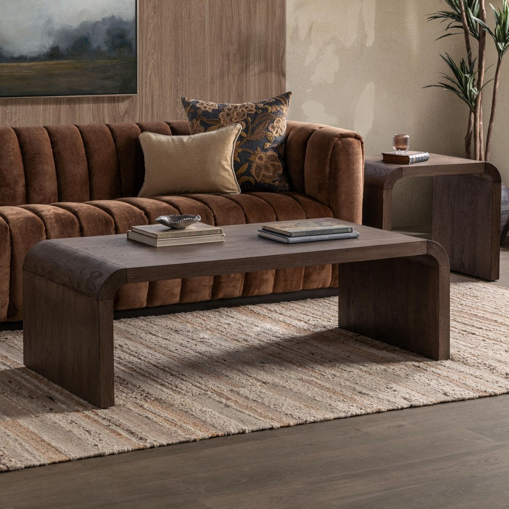Classic Home - Levine Oak Veneer Coffee Table - Walnut Ridge - 51012198 view 6