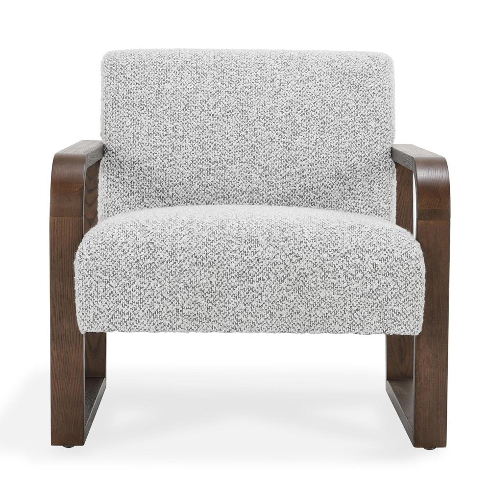 Classic Home - Lexington Boucle Fabric Accent Arm Chair In Gray - 53006037 veiw 2