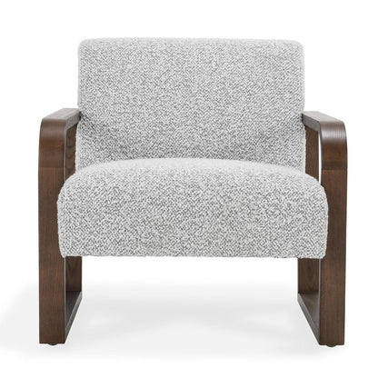 Classic Home - Lexington Boucle Fabric Accent Arm Chair In Gray - 53006037 veiw 2