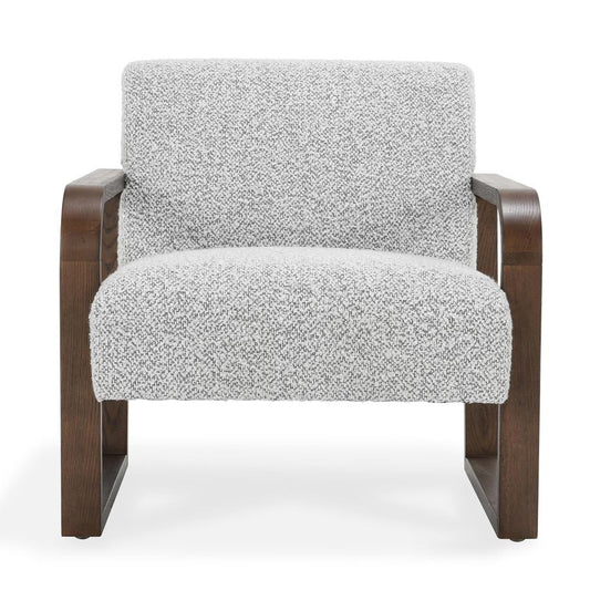Classic Home - Lexington Boucle Fabric Accent Arm Chair In Gray - 53006037 veiw 2