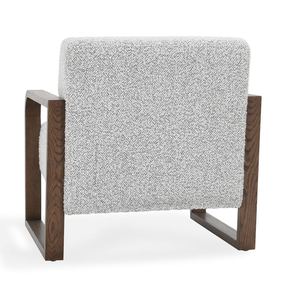 Classic Home - Lexington Boucle Fabric Accent Arm Chair In Gray - 53006037 veiw 4