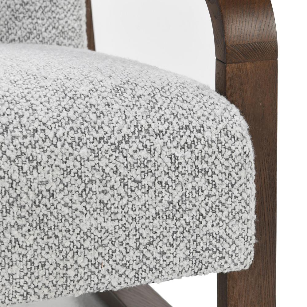 Classic Home - Lexington Boucle Fabric Accent Arm Chair In Gray - 53006037 veiw 6