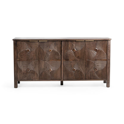 Classic Home - Lina Mango Wood Sideboard Buffet - Kona Brown - 52011032 view 2