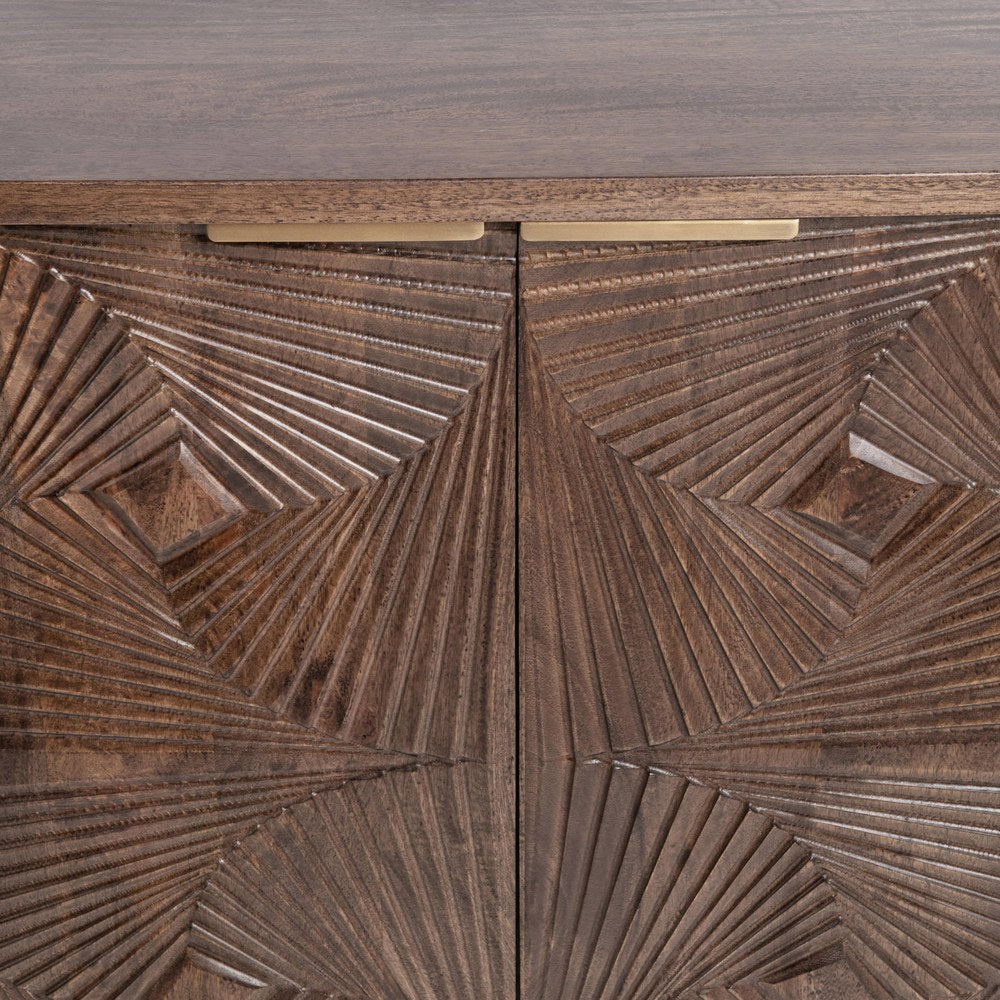 Classic Home - Lina Mango Wood Sideboard Buffet - Kona Brown - 52011032 view 5