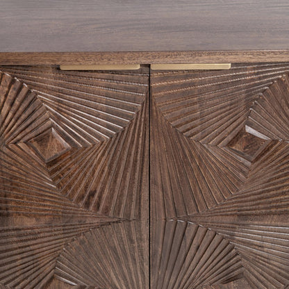 Classic Home - Lina Mango Wood Sideboard Buffet - Kona Brown - 52011032 view 5