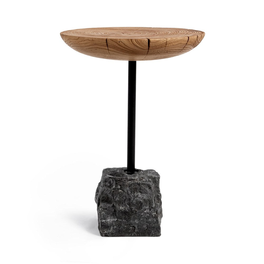 Classic Home - Linden Reclaimed Elm Accent Table - Natural - 51005471 view 1
