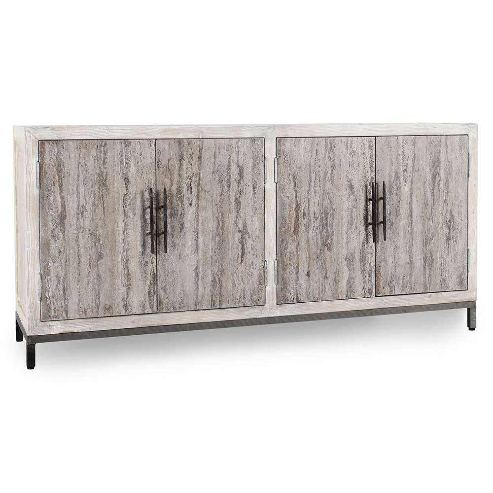 Classic Home - Lisbon 4Dr Sideboard White - 52004655 veiw 1
