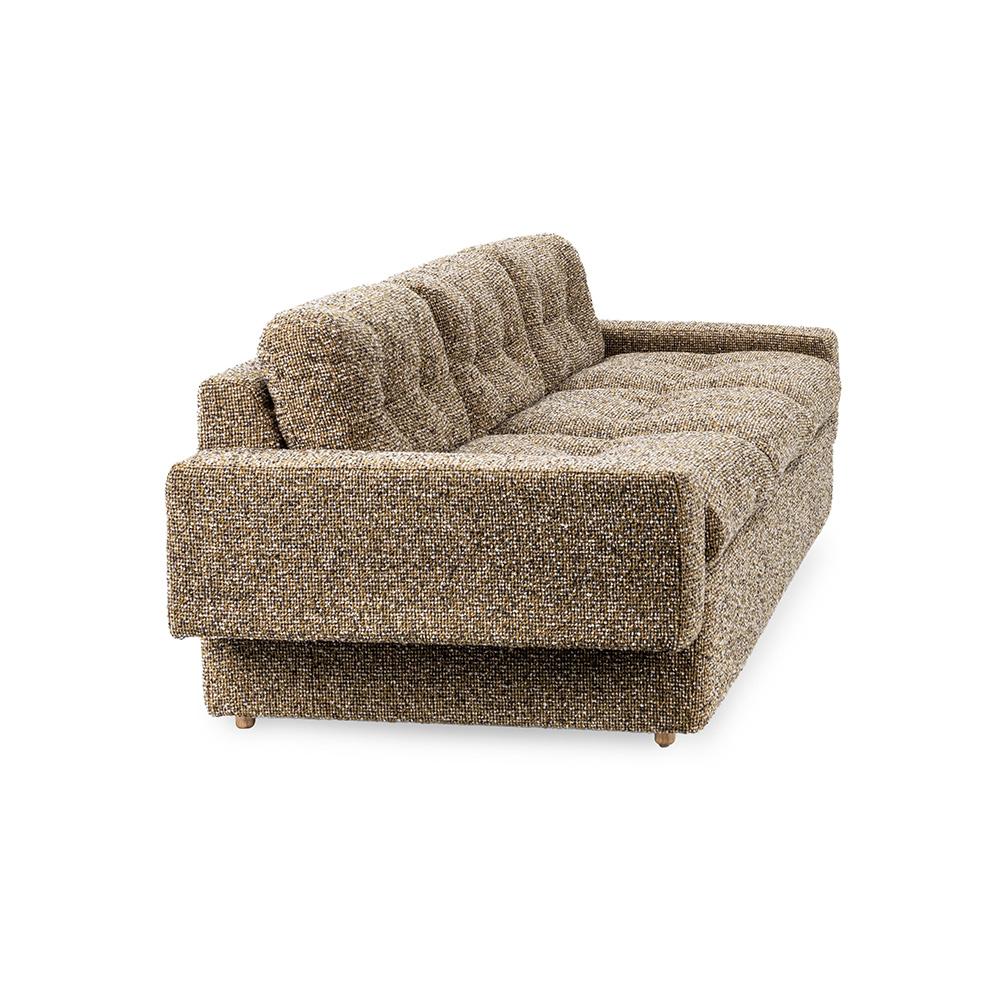 Classic Home  - Lucca 117in Upholstered Fabric Sofa in Honey Yellow - 6106SF16 veiw 3