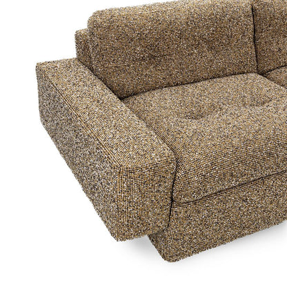 Classic Home  - Lucca 117in Upholstered Fabric Sofa in Honey Yellow - 6106SF16 veiw 5