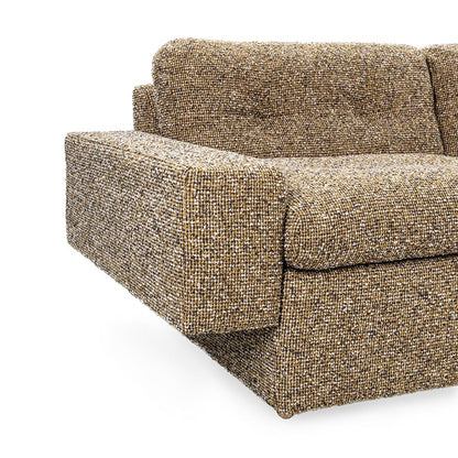 Classic Home  - Lucca 117in Upholstered Fabric Sofa in Honey Yellow - 6106SF16 veiw 6