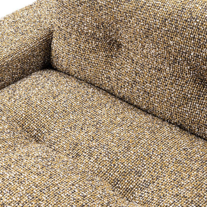 Classic Home  - Lucca 117in Upholstered Fabric Sofa in Honey Yellow - 6106SF16 veiw 7
