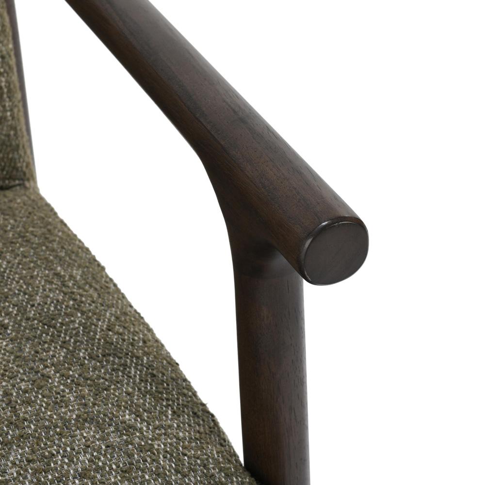 Classic Home - Lucia Mid-Century  Green Boucle Fabric Upholstered Swivel Accent Chair - 53004802 veiw 6