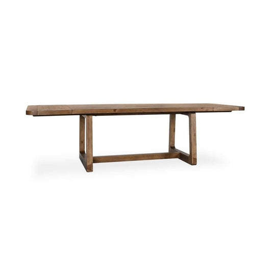 Classic Home - Lyra 80-110in Pine Wood Extendable Dining Table In Smoke Brown - 51031642 view 1