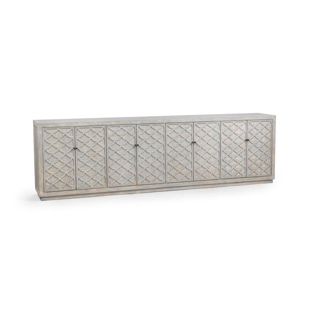 Classic Home - Malibu Reclaimed Pine Sideboard Buffet - Blue Washed - 52004765 view 1