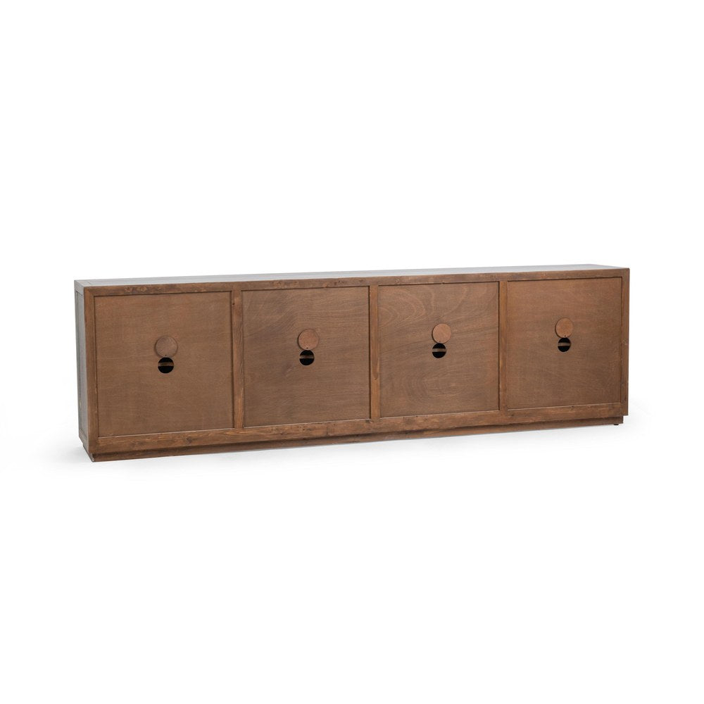 Classic Home - Malibu Reclaimed Pine Sideboard Buffet - Blue Washed - 52004765 view 4